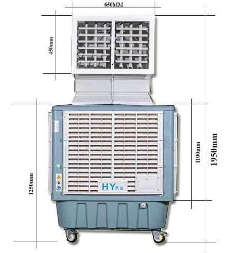 Máy làm mát công nghiệp di động NV 25000