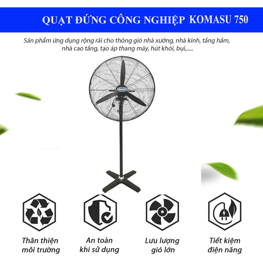 Quạt Cây Công Nghiệp Komasu KM750